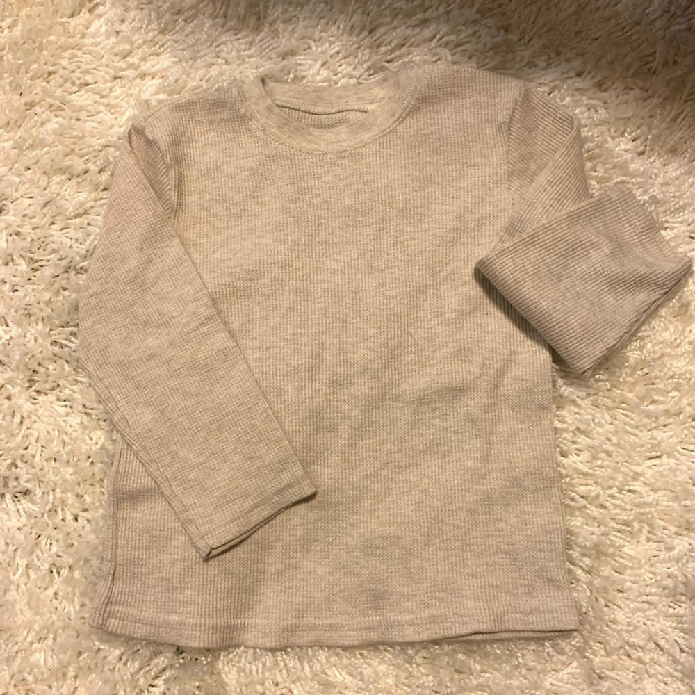 Garanimals Long Sleeve Thermal Oatmeal 4T Boy